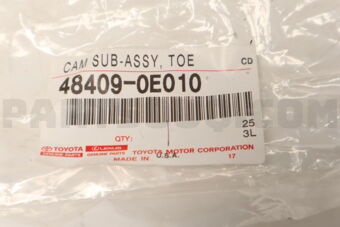 484090E010 CAM SUB-ASSY, REAR SUSPENSION TOE ADJUST