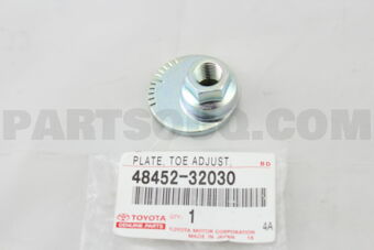 4845232030 PLATE, REAR SUSPENSION TOE ADJUST,