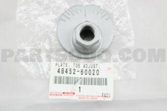 4845260020 PLATE, FRONT SUSPENSION TOE ADJUST