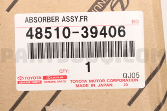 4851039406 ABSORBER ASSY, SHOCK, FRONT, RH/LH