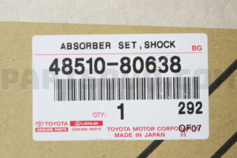 4851080638 ABSORBER ASSY, SHOCK, FRONT RH
