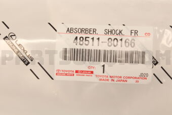 4851180166 Toyota ABSORBER  SHOCK  FR