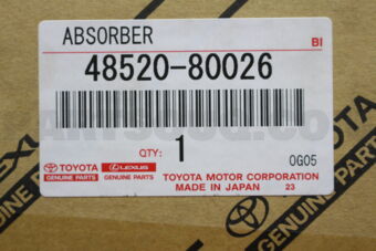 4852080026 ABSORBER ASSY, SHOCK, FRONT LH