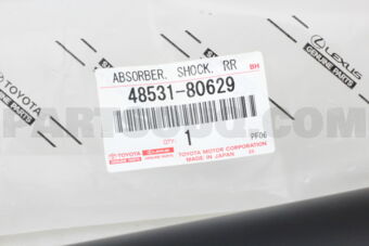 4853180629 ABSORBER ASSY, SHOCK, REAR, RH/LH