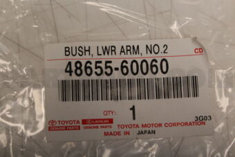 4865560060 Toyota BUSH  LWR ARM  NO.2