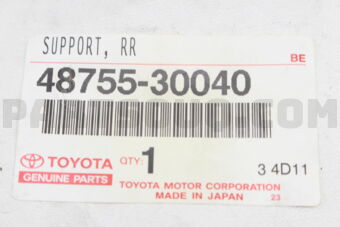 4875530040 SUPPORT ASSY  REAR SUSPENSION, RH/