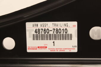 4876078010 Toyota ARM ASSY, TRAILING, REAR RH