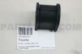 4881806100 BUSH, STABILIZER, REAR