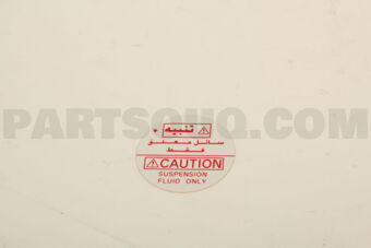4896960030 Toyota LABEL, JACK UP CAUTION