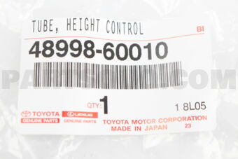4899860010 TUBE, HEIGHT CONTROL, REAR NO.5