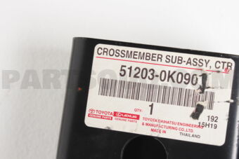 512030K090 CROSSMEMBER SUB-ASSY, FRAME, NO.3