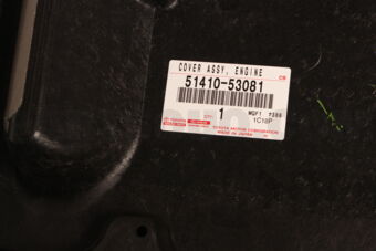 5141053081 Toyota COVER, ENGINE UNDER