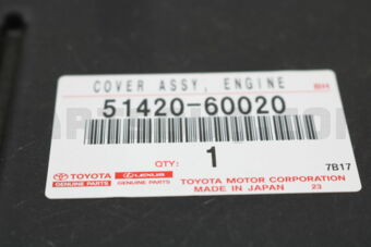 5142060020 COVER, ENGINE UNDER, NO.2