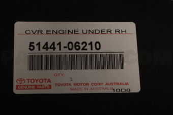 5144106210 Toyota COVER, ENGINE UNDER, RH