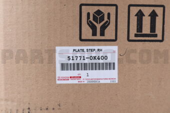 517710K400 Toyota PLATE, STEP, RH