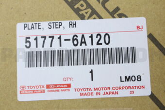 517716A120 PLATE, STEP, RH
