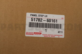 5178260161 Toyota PANEL, STEP, LH