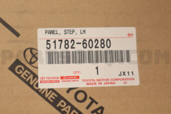 5178260280 Toyota PANEL, STEP, LH