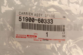 5190060333 Toyota CARRIER ASSY  SPARE