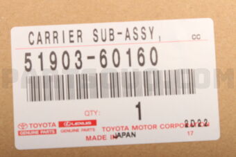 5190360160 CARRIER SUB-ASSY, SPARE WHEEL