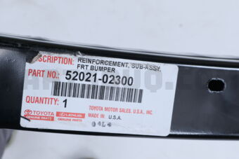 5202102300 Toyota REINFORCEMENT SUB-ASSY, FRONT BUMPER