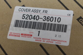 5204036010 Toyota COVER, FRONT BUMPER HOLE, LH
