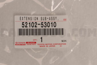 5210253010 EXTENSION SUB-ASSY, FRONT BUMPER