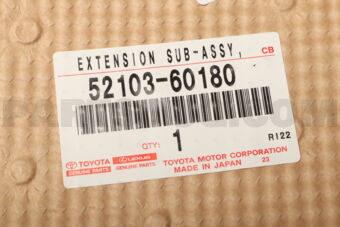 5210360180 EXTENSION, FRONT BUMPER, LH