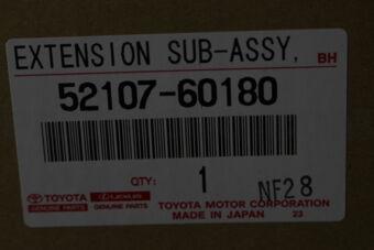 5210760180 EXTENSION, REAR BUMPER, LH