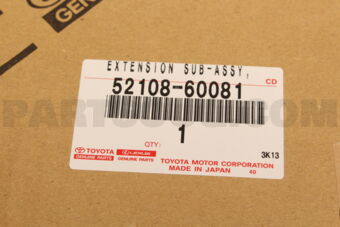 5210860081 Toyota EXTENSION SUB-ASSY