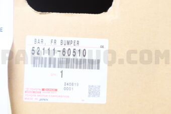 5211160510 BAR, FRONT BUMPER