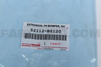 52112BZ120 EXTENSION, FR BUMPER