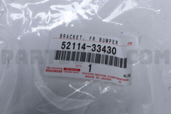 5211433430 Toyota BRACKET, FR BUMPER