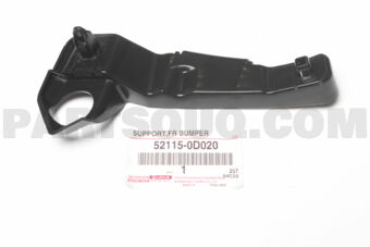 521150D020 SUPPORT, FRONT BUMPER SIDE, RH