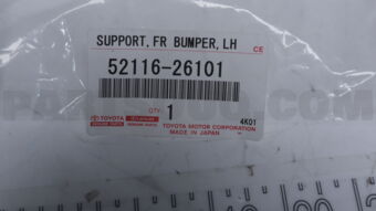 5211626101 Toyota SUPPORT, FRONT BUMPER SIDE, LH