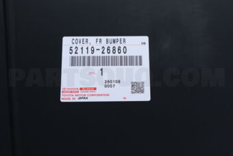 5211926860 COVER  FR BUMPER