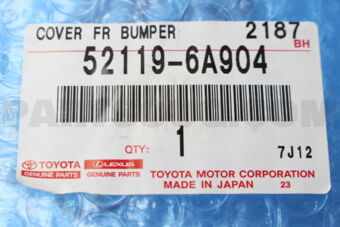 521196A904 COVER, FRONT BUMPER