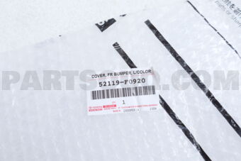 52119F0920 COVER  FR BUMPER L/C
