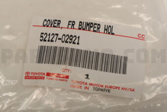 5212702921 COVER, FRONT BUMPER HOLE