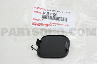 521280E926 COVER, FRONT BUMPER HOLE, LH