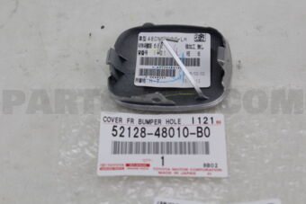 5212848010B0 Toyota COVER, FRONT BUMPER HOLE, LH