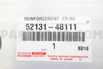 5213148111 REINFORCEMENT, FRONT BUMPER