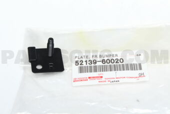 5213960020 PLATE, FRONT BUMPER BRACKET, NO.3