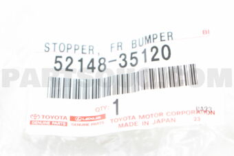 5214835120 STOPPER, FR BUMPER REINFORCEMENT, 