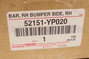 52151YP020 Toyota BAR  RR BUMPER SIDE