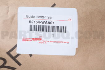 52154WAA01 Toyota SUPPORT, RR BUMPER