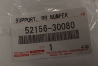 5215630080 Toyota SUPPORT, REAR BUMPER SIDE, NO.1 LH