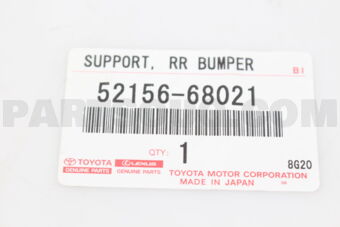 5215668021 SUPPORT, REAR BUMPER SIDE, LH