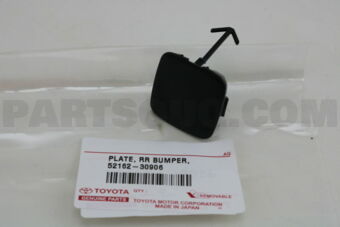 5216230906 PLATE, REAR BUMPER, NO.1