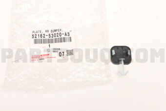 5216253020A3 PLATE, REAR BUMPER, NO.1
